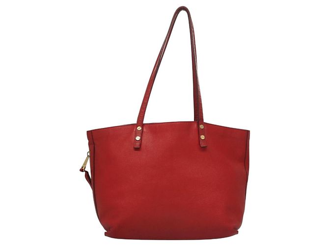 Chloé Borsa Tote in Pelle Rossa e Dorata Chloe Dylan Auth am8898 Rosso D'oro - vista 2