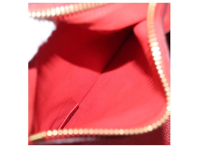 Chloé Borsa Tote in Pelle Rossa e Dorata Chloe Dylan Auth am8898 Rosso D'oro - vista 21