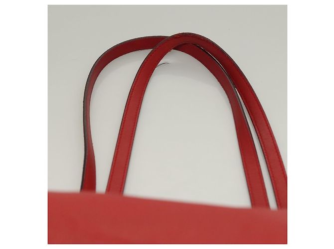 Chloé Borsa Tote in Pelle Rossa e Dorata Chloe Dylan Auth am8898 Rosso D'oro - vista 9