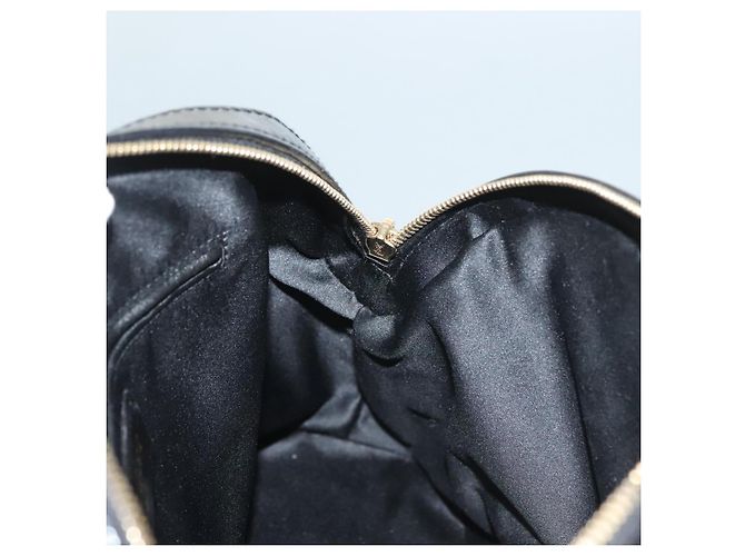 Borsa a Spalla Muse SAINT LAURENT Smalto Nero Oro Auth sw1147 D'oro - vista 20