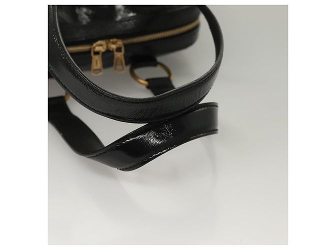 Borsa a Spalla Muse SAINT LAURENT Smalto Nero Oro Auth sw1147 D'oro - vista 7
