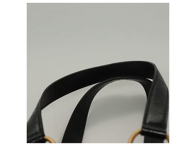 Borsa a Spalla Muse SAINT LAURENT Smalto Nero Oro Auth sw1147 D'oro - vista 8