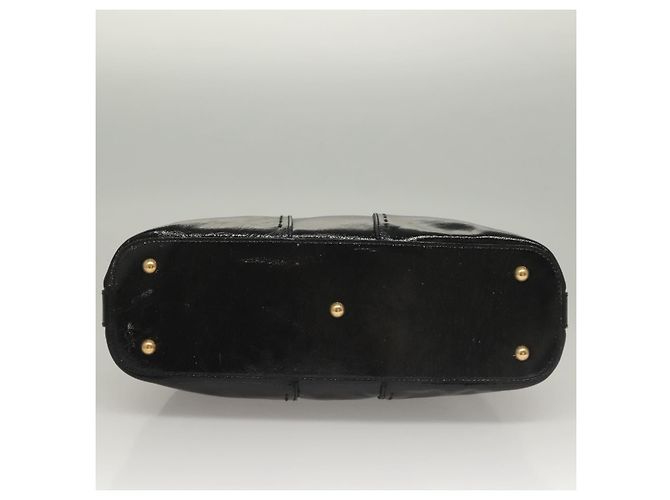 Borsa a Spalla Muse SAINT LAURENT Smalto Nero Oro Auth sw1147 D'oro - vista 9