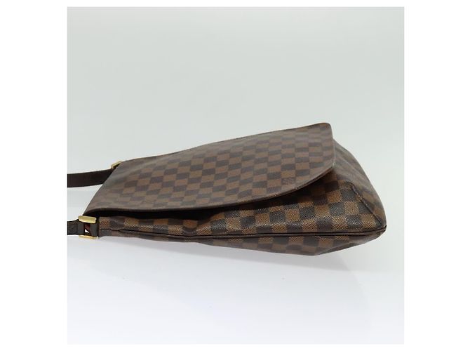 LOUIS VUITTON Bolsa de Hombro Musette Damier Ebene N51302 LV Auth BA4053 - vista 3