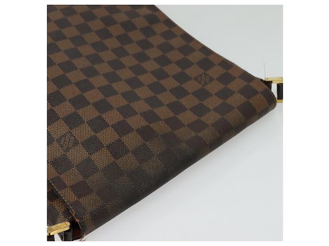 LOUIS VUITTON Bolsa de Hombro Musette Damier Ebene N51302 LV Auth BA4053 - vista 6