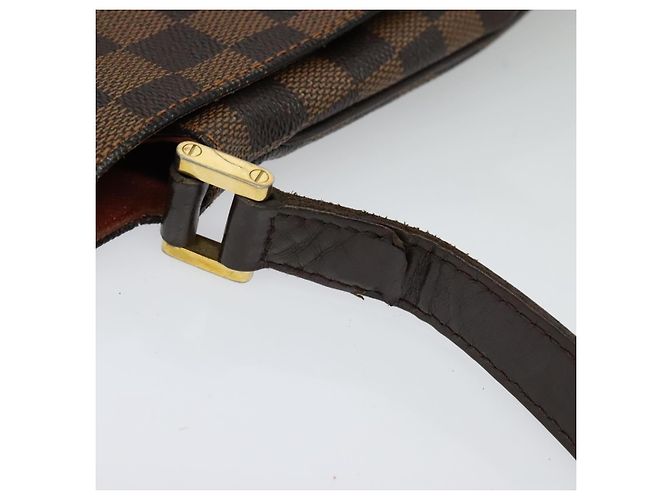 LOUIS VUITTON Bolsa de Hombro Musette Damier Ebene N51302 LV Auth BA4053 - vista 8