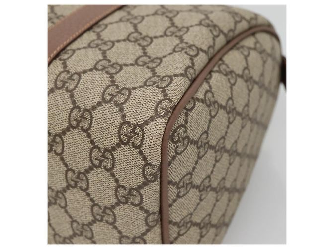 Borsa a Mano GUCCI GG Supreme PVC Beige Oro 001 39 6842 Auth ep9977 D'oro - vista 12