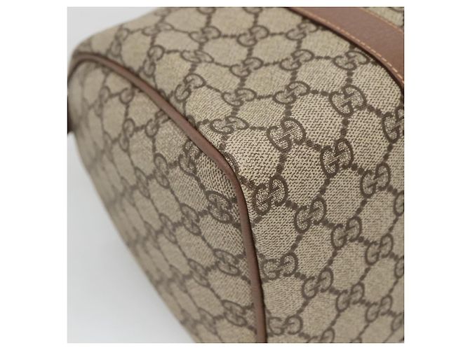 Borsa a Mano GUCCI GG Supreme PVC Beige Oro 001 39 6842 Auth ep9977 D'oro - vista 13