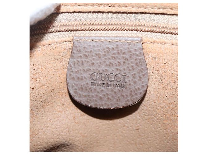 Borsa a Mano GUCCI GG Supreme PVC Beige Oro 001 39 6842 Auth ep9977 D'oro - vista 15