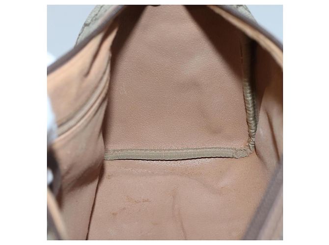 Borsa a Mano GUCCI GG Supreme PVC Beige Oro 001 39 6842 Auth ep9977 D'oro - vista 17