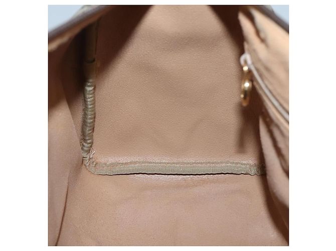 Borsa a Mano GUCCI GG Supreme PVC Beige Oro 001 39 6842 Auth ep9977 D'oro - vista 18