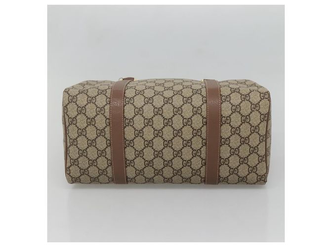 Borsa a Mano GUCCI GG Supreme PVC Beige Oro 001 39 6842 Auth ep9977 D'oro - vista 9