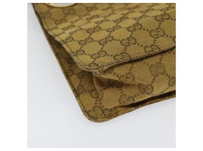 Borsa a Spalla GG Canvas Gucci Beige Oro Auth ep9963 D'oro - vista 10