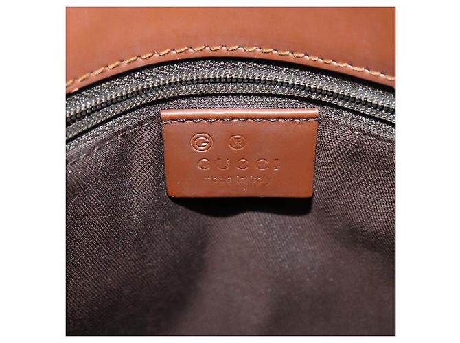 Borsa a Spalla GG Canvas Gucci Beige Oro Auth ep9963 D'oro - vista 14