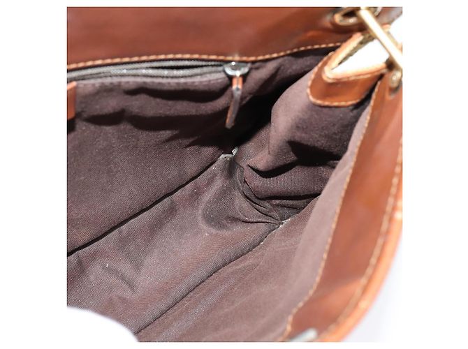 Borsa a Spalla GG Canvas Gucci Beige Oro Auth ep9963 D'oro - vista 16