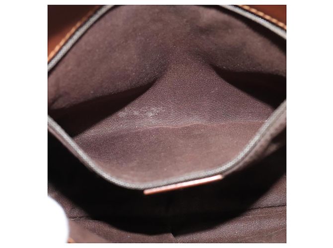 Borsa a Spalla GG Canvas Gucci Beige Oro Auth ep9963 D'oro - vista 18