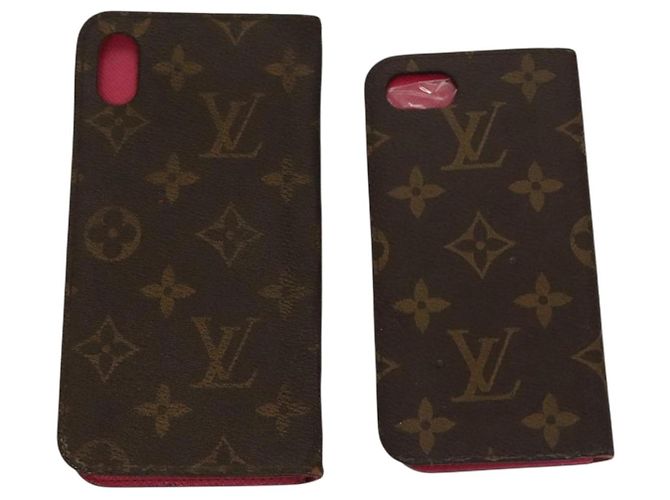 LOUIS VUITTON Monogram Eclipse Epi iPhone-Hülle 4Set LV Auth bs28178 Monogramm - Ansicht 2