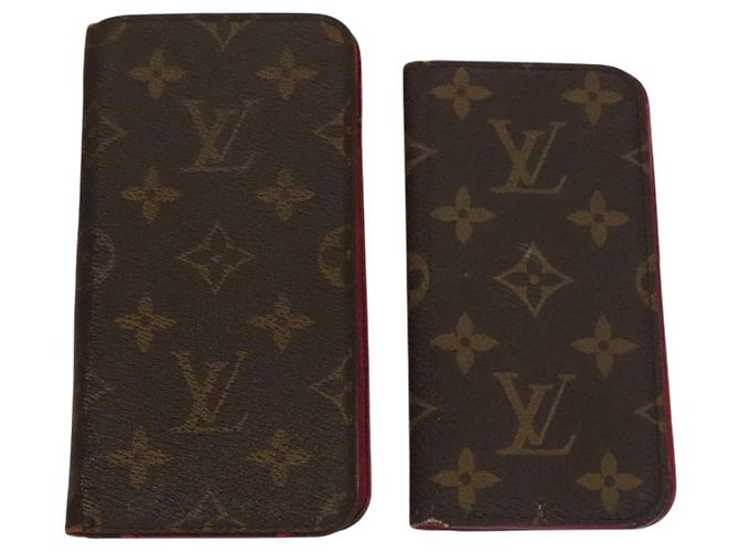 LOUIS VUITTON Monogram Eclipse Epi iPhone-Hülle 4Set LV Auth bs28178 Monogramm - Ansicht 3