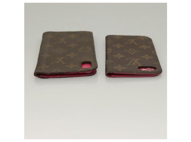 LOUIS VUITTON Monogram Eclipse Epi iPhone-Hülle 4Set LV Auth bs28178 Monogramm - Ansicht 4