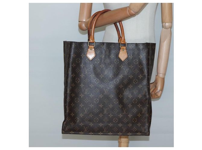LOUIS VUITTON Borsa Sac Plat Monogram M51140 LV Auth ar13723 Monogramma - vista 19