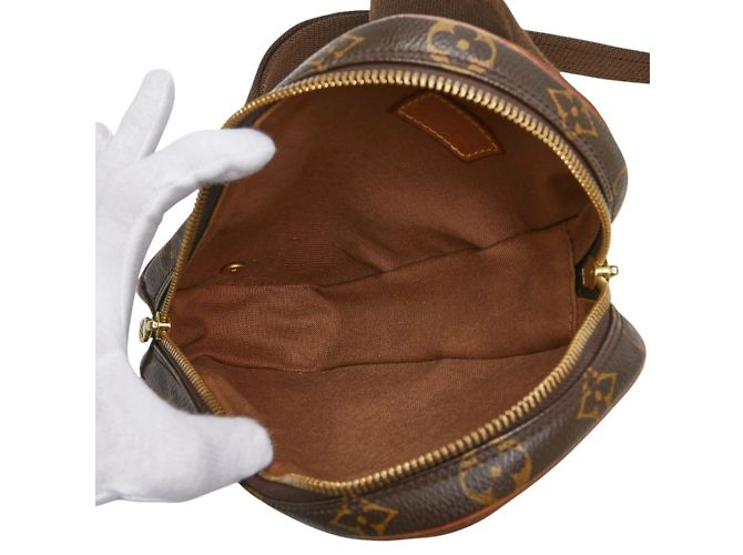 Borsa a corpo Pochette Ganju Monogram Louis Vuitton Marrone - vista 9