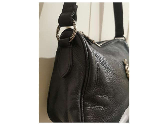 Borsa Chrome Hearts Chicken Nugget in pelle nera Nero - vista 18