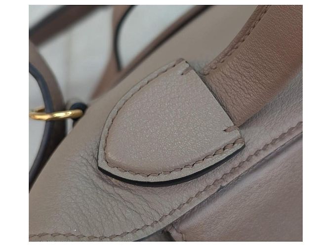 Borsa Hermès 24-24 Etoupe in Pelle Marrone Chiaro - vista 4