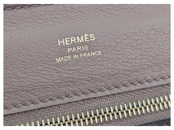 Borsa Hermès 24-24 Etoupe in Pelle Marrone Chiaro - vista 8