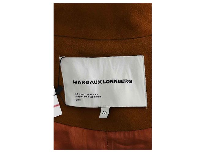 Margaux Lonnberg Abrigo de lana marrón - vista 5
