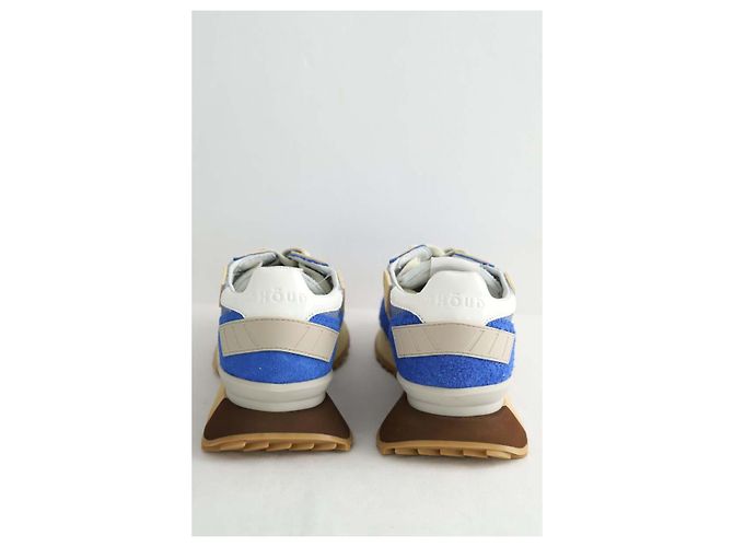 Ghoud Sneakers in suede blu - vista 2
