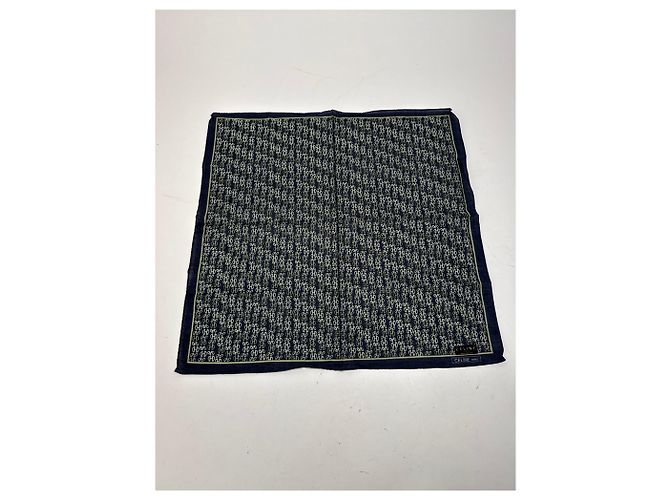 Céline Sciarpa monogramma a catena vintage Celine Paris Nero - vista 10