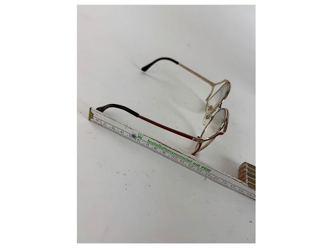 Vintage Balenciaga Metall Sonnenbrille Silber - Ansicht 11
