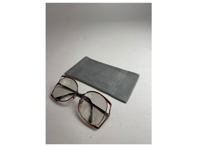 Vintage Balenciaga Metall Sonnenbrille Silber - Ansicht 13