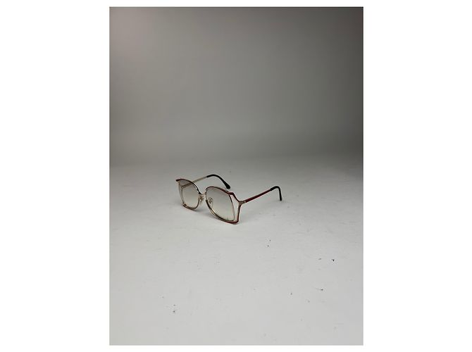 Vintage Balenciaga Metall Sonnenbrille Silber - Ansicht 14