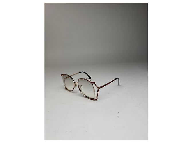 Vintage Balenciaga Metall Sonnenbrille Silber - Ansicht 4