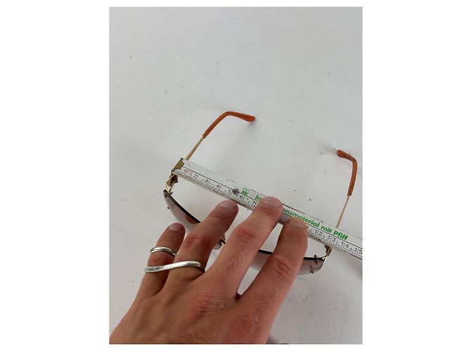 Céline Vintage Celine rahmenlose Sonnenbrille Lila - Ansicht 11