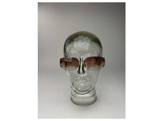 Céline Vintage Celine rahmenlose Sonnenbrille Lila - Ansicht 13