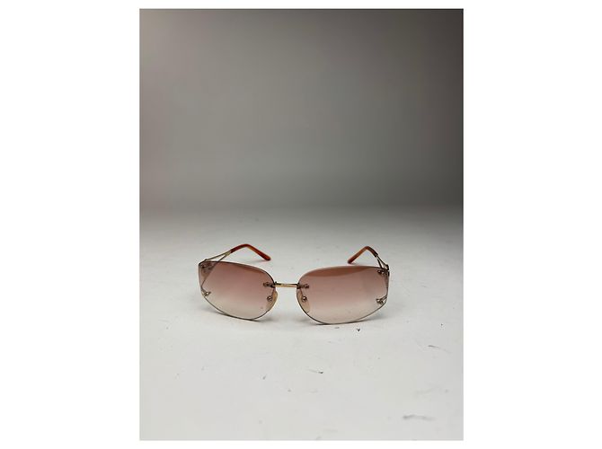 Céline Vintage Celine rahmenlose Sonnenbrille Lila - Ansicht 5