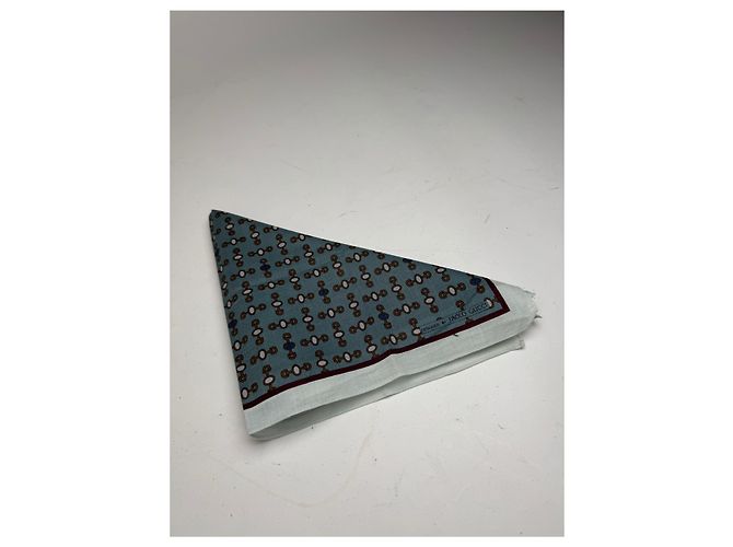 Sciarpa Vintage Gucci Horsebit Blu Nero - vista 8