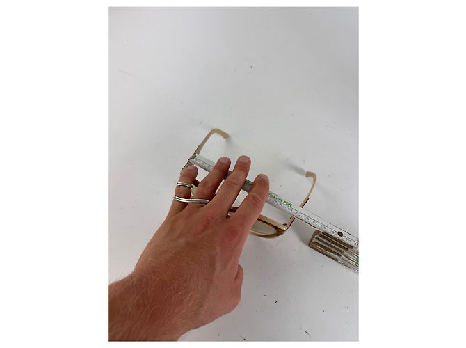 Céline Vintage Celine Sonnenbrille Weiß - Ansicht 11