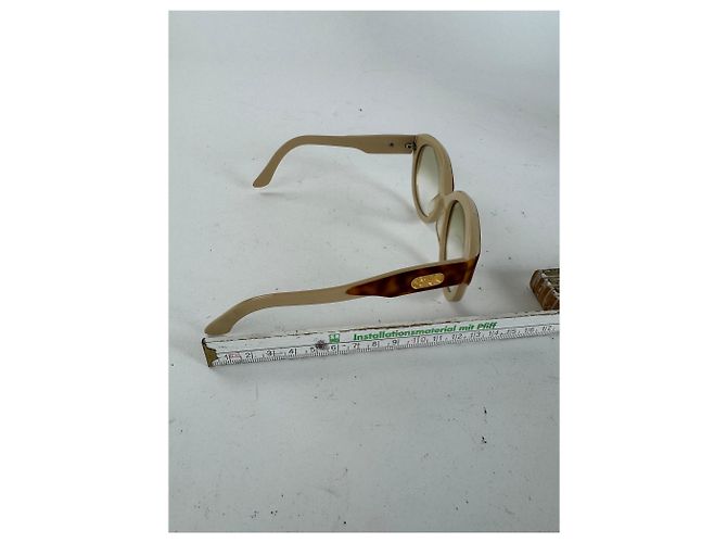 Céline Vintage Celine Sonnenbrille Weiß - Ansicht 12