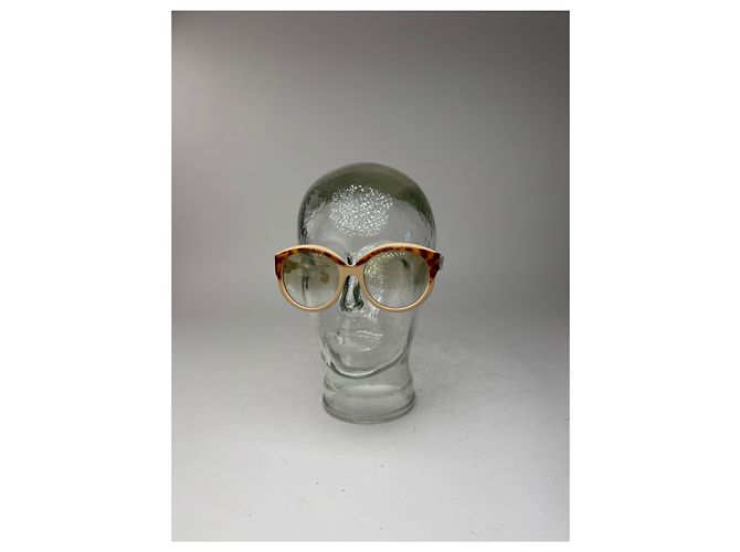 Céline Vintage Celine Sonnenbrille Weiß - Ansicht 3