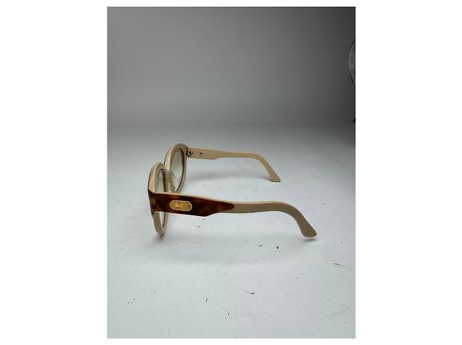 Céline Vintage Celine Sonnenbrille Weiß - Ansicht 5