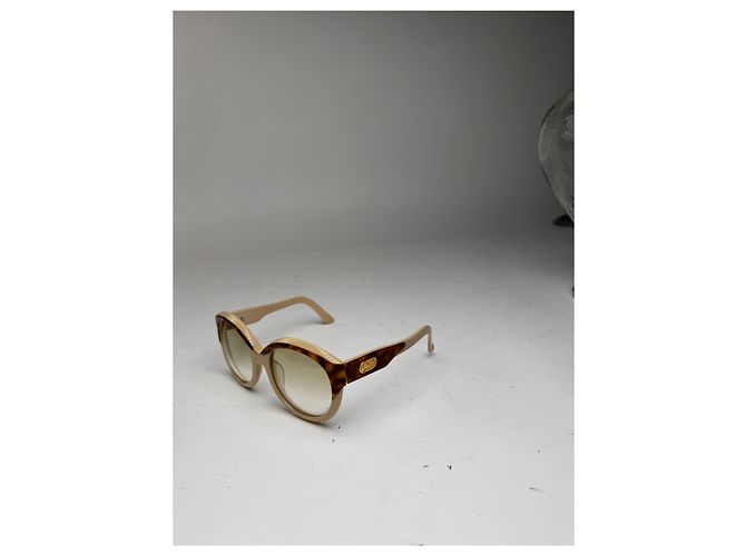 Céline Vintage Celine Sonnenbrille Weiß - Ansicht 8