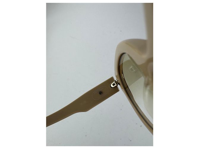 Céline Vintage Celine Sonnenbrille Weiß - Ansicht 9