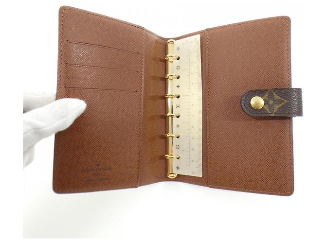 Organizer Agenda PM Monogram Louis Vuitton R20005 Marron - vue 7