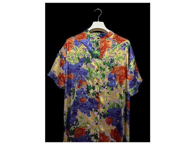 Henrik Vibskov Bulkhead Kleid Multi Vogel Blumen Mehrfarben - Ansicht 3