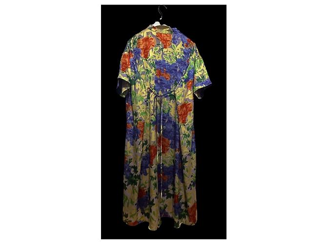 Henrik Vibskov Bulkhead Kleid Multi Vogel Blumen Mehrfarben - Ansicht 4