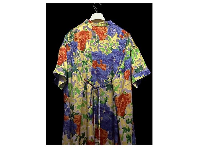 Henrik Vibskov Bulkhead Kleid Multi Vogel Blumen Mehrfarben - Ansicht 5