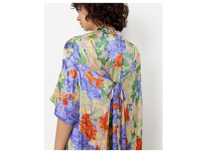 Henrik Vibskov Bulkhead Kleid Multi Vogel Blumen Mehrfarben - Ansicht 8